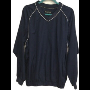 FootJoy Jacket Windbreaker Men’s Size M Color Navy Blue FJ Golf Pullover